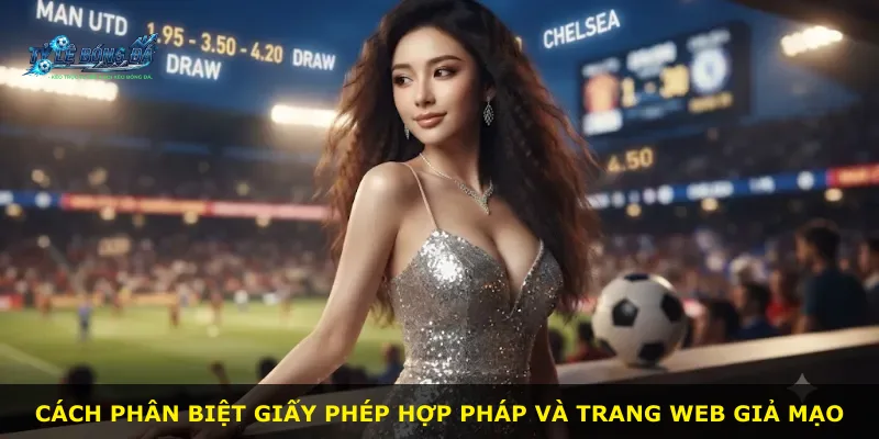 Cách phân biệt giấy phép hợp pháp và trang web giả mạo