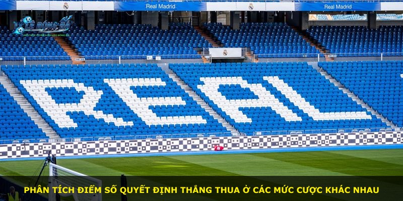 Phân tích điểm số quyết định thắng thua ở các mức cược khác nhau
