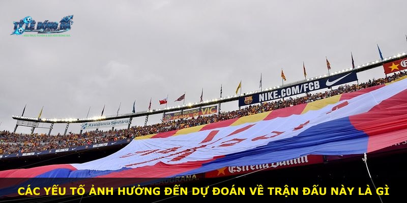 Các yếu tố ảnh hưởng đến dự đoán về trận đấu này là gì