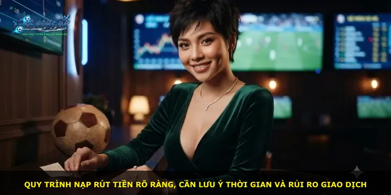 Quy trình nạp rút tiền rõ ràng, cần lưu ý thời gian và rủi ro giao dịch