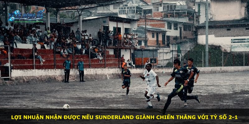 Lợi nhuận nhận được nếu Sunderland giành chiến thắng với tỷ số 2-1